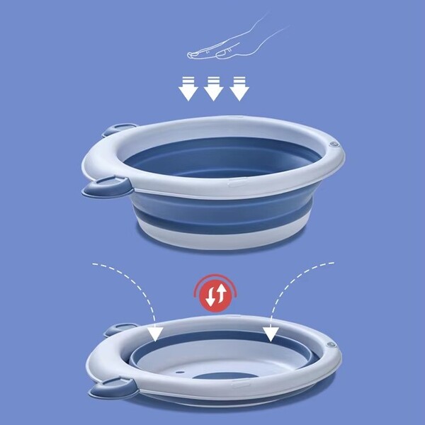 Wholesale 3 Pcs of Portable Folding Water Basin Set